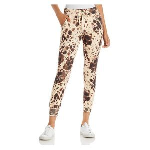 N: PHILANTHROPY Womens Beige Zippered Elastic Waist Drawstring Cuffed Pants S